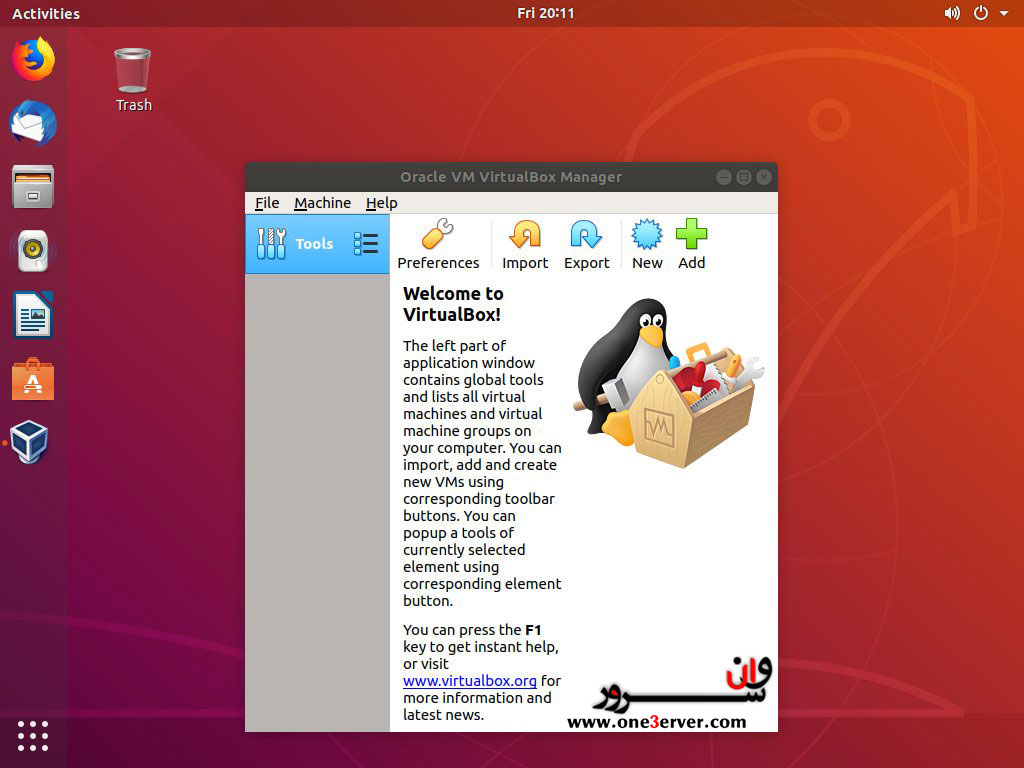 آموزش نصب VirtualBox در اوبونتو 20.04 Ubuntu