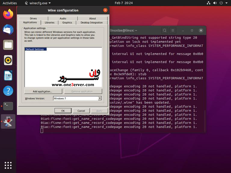 آموزش نصب و استفاده از Wine در اوبونتو 20.04 (Ubuntu 20.04)